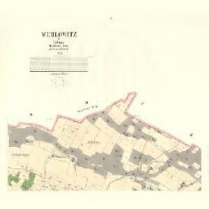 Wechlowitz - c8345-1-002 - Kaiserpflichtexemplar der Landkarten des stabilen Katasters