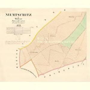Niemtschitz - m1976-1-002 - Kaiserpflichtexemplar der Landkarten des stabilen Katasters