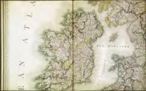 Carte des iles britanniques ou Royaume-Uni de la Grande Bretagne et d'Irlande, 3