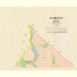 Kamenitz - c3005-1-001 - Kaiserpflichtexemplar der Landkarten des stabilen Katasters