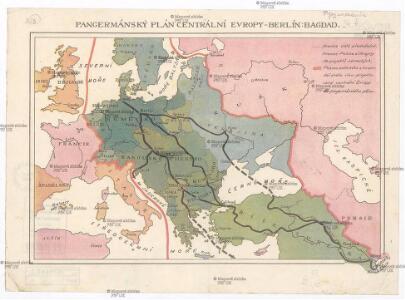 Pangermánský plán centrální Evropy - Berlín-Bagdad