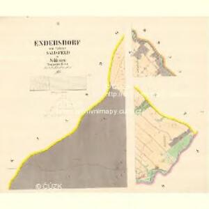 Endersdorf - m2147-1-001 - Kaiserpflichtexemplar der Landkarten des stabilen Katasters