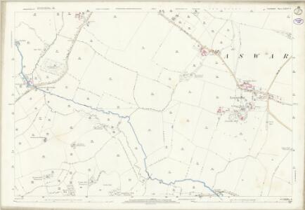 Lincolnshire LXXIV.11 (includes: Aswardby; Hagworthingham; Harrington; Sausthorpe; Somersby) - 25 Inch Map