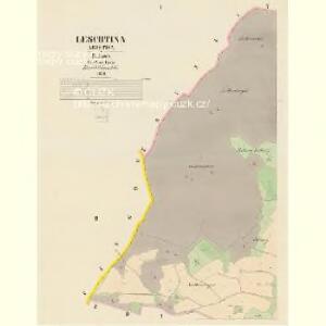 Leschtina (Lesstina) - c3884-1-001 - Kaiserpflichtexemplar der Landkarten des stabilen Katasters
