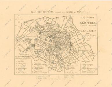 La Topographie de Paris ou Plan détaillé de la Ville de Paris