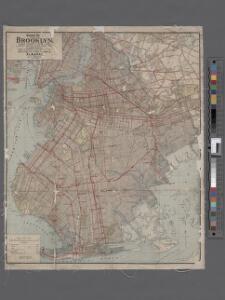 Guide  map of the borough of Brooklyn, Kings County, New York.