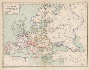Europa mit Berücksichtigung der Veränderungen von 1815 - 1870