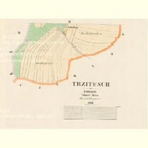 Trzitesch - c7481-1-002 - Kaiserpflichtexemplar der Landkarten des stabilen Katasters