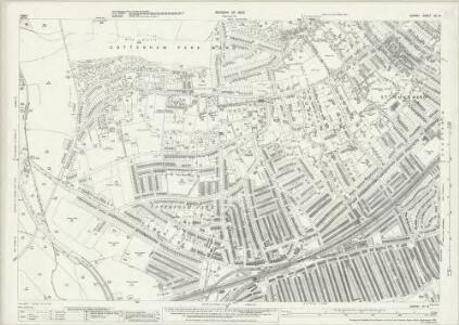 Surrey VII.14 (includes: Merton; Wimbledon St Mary) - 25 Inch Map