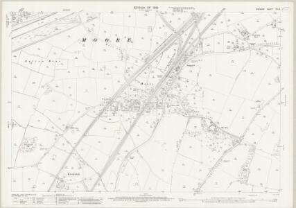 Cheshire XVI.14 (includes: Cuerdley; Daresbury; Moore; Norton; Penketh; Walton) - 25 Inch Map