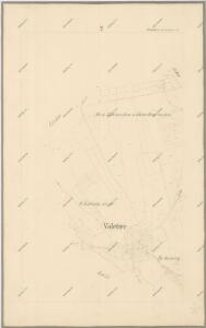 Katastrální mapa pro obec Voletice a osadu Domanice