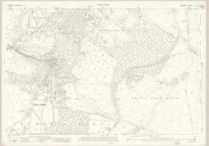 Derbyshire XVII.1 (includes: Baslow and Bubnell; Froggatt; Hathersage; Holmesfield; Nether Padley; Sheffield) - 25 Inch Map