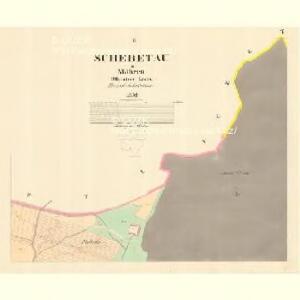 Schebetau - m3010-1-002 - Kaiserpflichtexemplar der Landkarten des stabilen Katasters