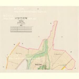 Schorzow - c6888-1-001 - Kaiserpflichtexemplar der Landkarten des stabilen Katasters