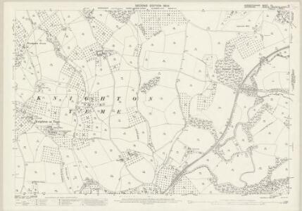 Worcestershire XII.15 (includes: Kington on Teme; Lindridge; Neen Sollars) - 25 Inch Map
