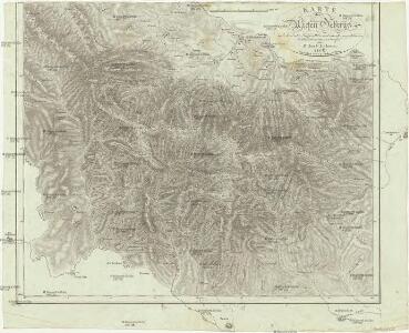 Karte des Riesen-Gebirgs