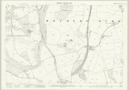 Dorset XXI.11 (includes: Batcombe; Evershot; Frome St Quintin; Melbury Bubb; Melbury Sampford) - 25 Inch Map