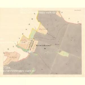 Heinrichsdorf (Gindrichow) - m1112-1-002 - Kaiserpflichtexemplar der Landkarten des stabilen Katasters