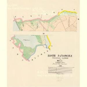 Roth Janowitz (Czerwene Janowic) - c0925-1-003 - Kaiserpflichtexemplar der Landkarten des stabilen Katasters