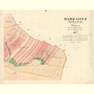 Marzatitz (Mařatice) - m1734-1-005 - Kaiserpflichtexemplar der Landkarten des stabilen Katasters
