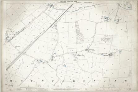 Essex (1st Ed/Rev 1862-96) LX.9 (includes: Ingatestone and Fryerning; Mountnessing) - 25 Inch Map