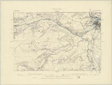 Montgomeryshire XLVII.NW - OS Six-Inch Map