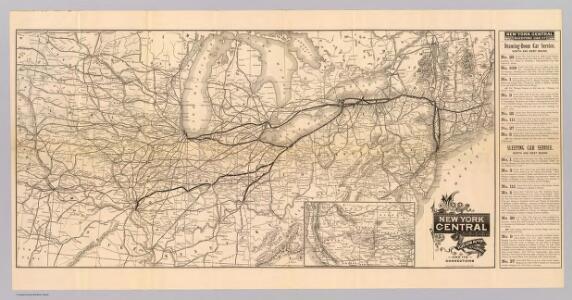 Map N.Y. Central & Hudson R. RR.
