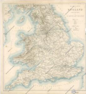 Reisekarte von England