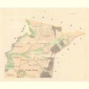 Gross Deitze (Welka Degg) - m0608-1-001 - Kaiserpflichtexemplar der Landkarten des stabilen Katasters