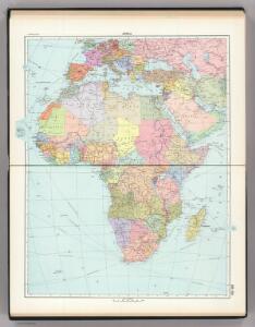 158-159.  Africa, Political.  The World Atlas.