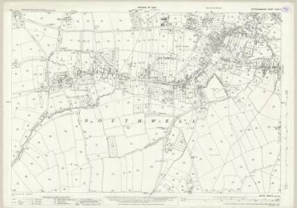 Nottinghamshire XXXIV.3 (includes: Halam; Southwell) - 25 Inch Map
