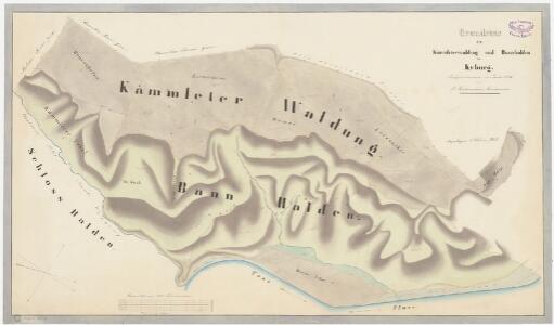 Kyburg, Töss, Illnau-Effretikon (damals Illnau), Schlatt: Staatswaldung: Illnau, Kyburg, Töss: Chämleterwald (Kämmleterwaldung), Bannhalden; Grundriss