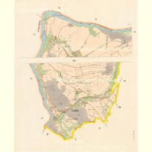 Ponikla - c6009-1-004 - Kaiserpflichtexemplar der Landkarten des stabilen Katasters