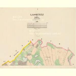 Lassenitz - c3807-1-001 - Kaiserpflichtexemplar der Landkarten des stabilen Katasters