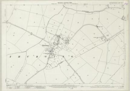 Northamptonshire XXVII.3 (includes: Barnwell; Hemington; Luddington; Thurning) - 25 Inch Map