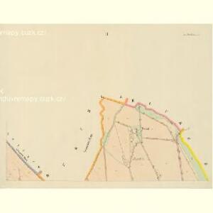 Dauba (Duba) - c1579-1-002 - Kaiserpflichtexemplar der Landkarten des stabilen Katasters