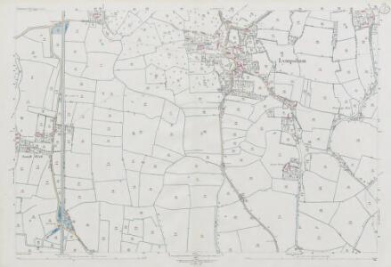 Somerset XXV.4 (includes: Brent Knoll; East Brent; Lympsham) - 25 Inch Map