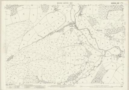 Shropshire LXXV.3 (includes: Bugeildy; Llanfair Waterdine) - 25 Inch Map