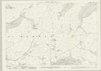 Cornwall XLIV.15 (includes: St Martin) - 25 Inch Map