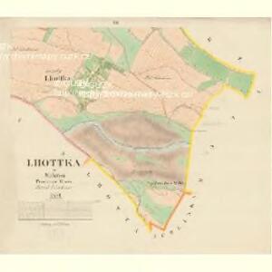 Lhottka - m1540-1-002 - Kaiserpflichtexemplar der Landkarten des stabilen Katasters