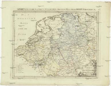 Postkarte von dem Westphaelischen und Burgundischen Kreise