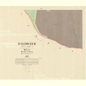 Bilowitz (Bilowice) - m0089-1-004 - Kaiserpflichtexemplar der Landkarten des stabilen Katasters
