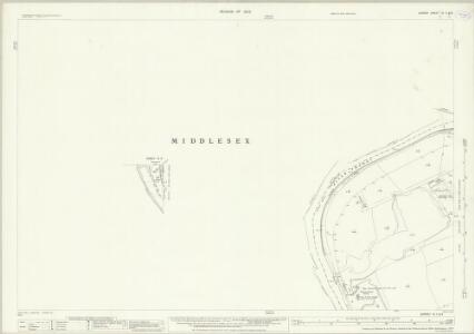 Surrey VI.7 & 3 (includes: Ham; Heston and Isleworth; Twickenham St Mary The Virgin) - 25 Inch Map