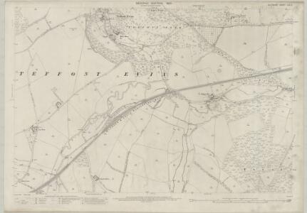 Wiltshire LXV.9 (includes: Dinton; Fovant; Sutton Mandeville; Teffont; Tisbury) - 25 Inch Map