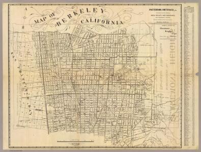 Map of Berkeley, California.