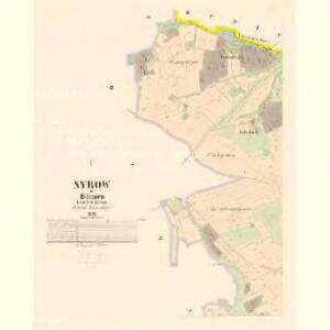 Syrow - c7685-1-001 - Kaiserpflichtexemplar der Landkarten des stabilen Katasters