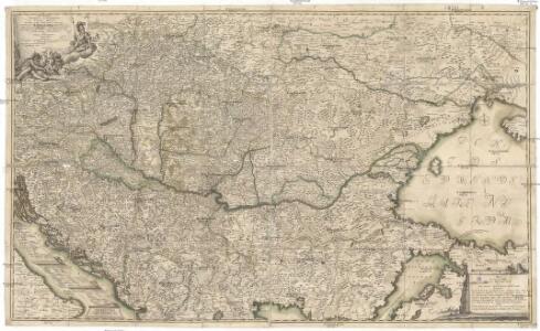Neu und accurat verfaste general Post Land-Karte des sehr grosen Welt berühmten Konig-Reichs Hungarn