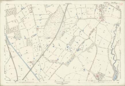 Staffordshire XXII.9 (includes: Market Drayton; Mucklestone; Norton In Hales; Tyrley) - 25 Inch Map