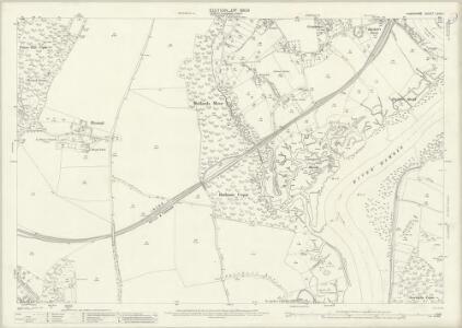Hampshire and Isle of Wight LXXIV.1 (includes: Bursledon; Fareham; Hamble Le Rice; Hound) - 25 Inch Map