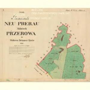 Neu Prerau - m2082-1-001 - Kaiserpflichtexemplar der Landkarten des stabilen Katasters